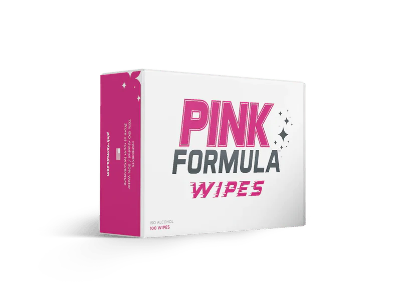 Toalla limpiador Alcohol Isopropílico Pink Wipes (Caja x100)