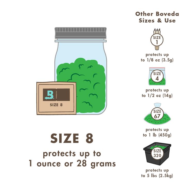Boveda 8 gramos 62% RH - Control de Humedad (10 unidades)