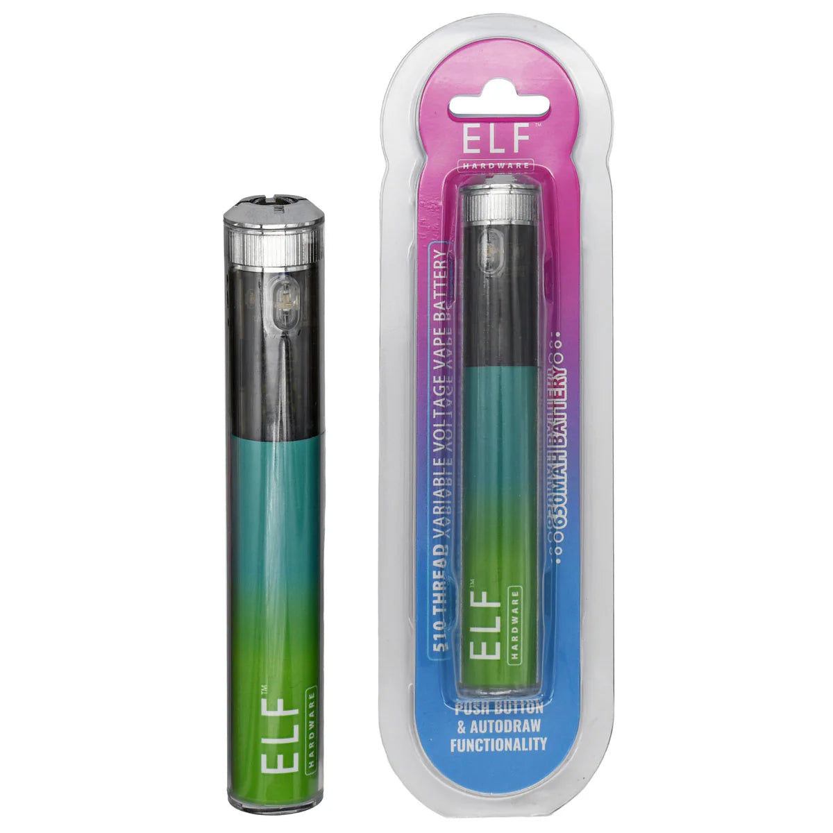 Bateria 510 Crystal Pen 650mAh ELF Hardware