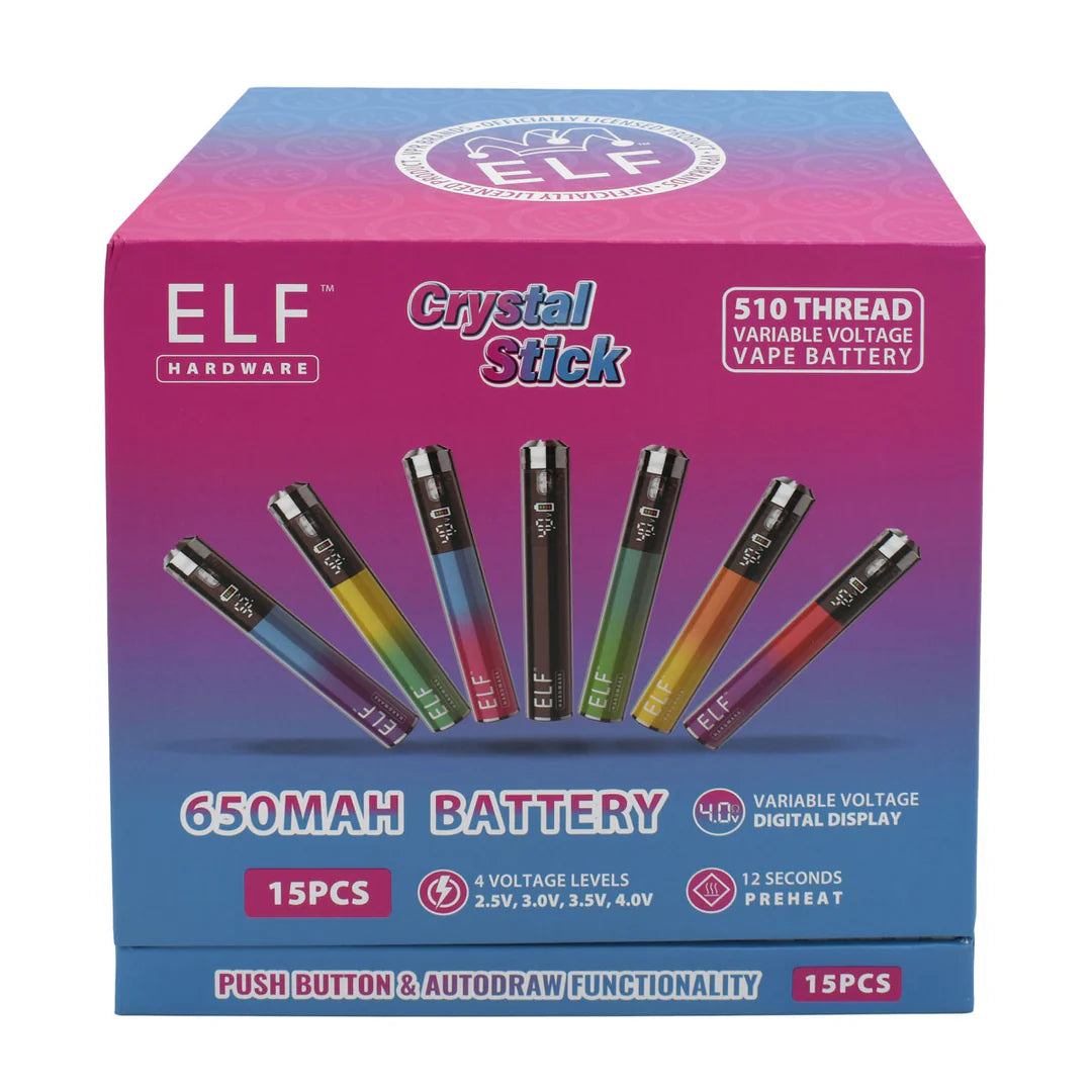 Bateria 510 Crystal Pen 650mAh ELF Hardware