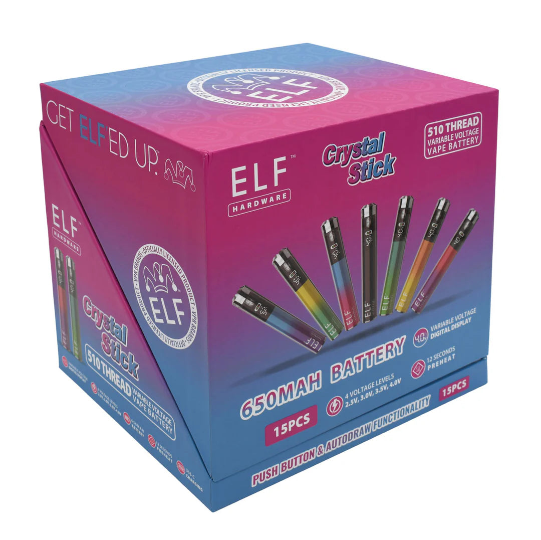 Bateria 510 Crystal Pen 650mAh ELF Hardware
