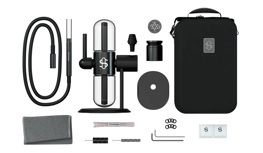 Bong Gravity Infuser Stündenglass Kompact Black