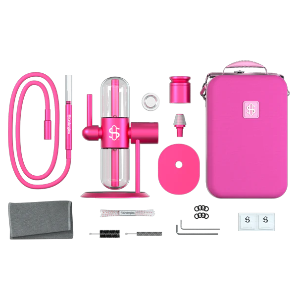 Bong Gravity Infuser Stündenglass Kompact Pink