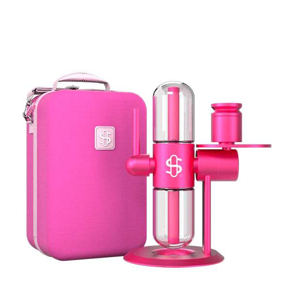 Bong Gravity Infuser Stündenglass Kompact Pink
