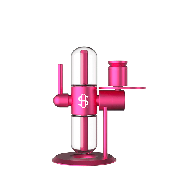 Bong Gravity Infuser Stündenglass Kompact Pink