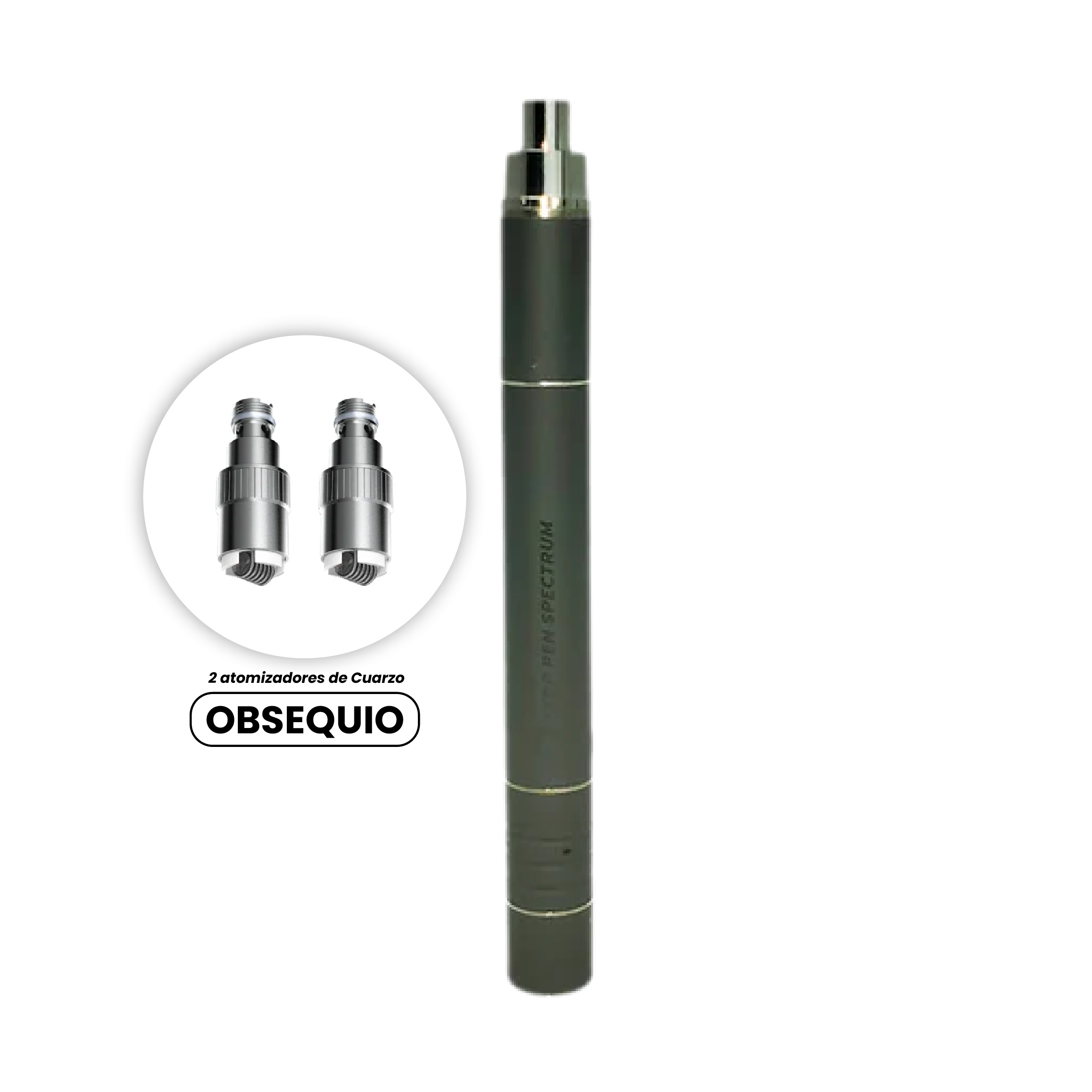 Vaporizador Boundless Terp Pen Espectrum + 2 Atomizadores de Cuarzo (Obsequio)