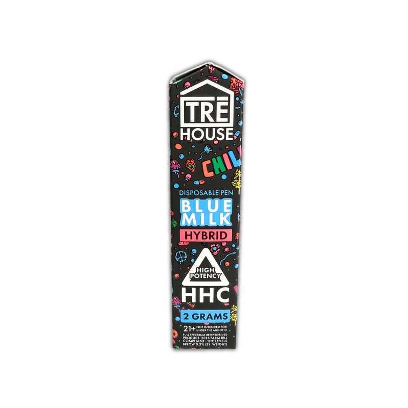 Vaporizador Desechable Live Resin HHC Blue Milk Tre House 2Gr 2ml