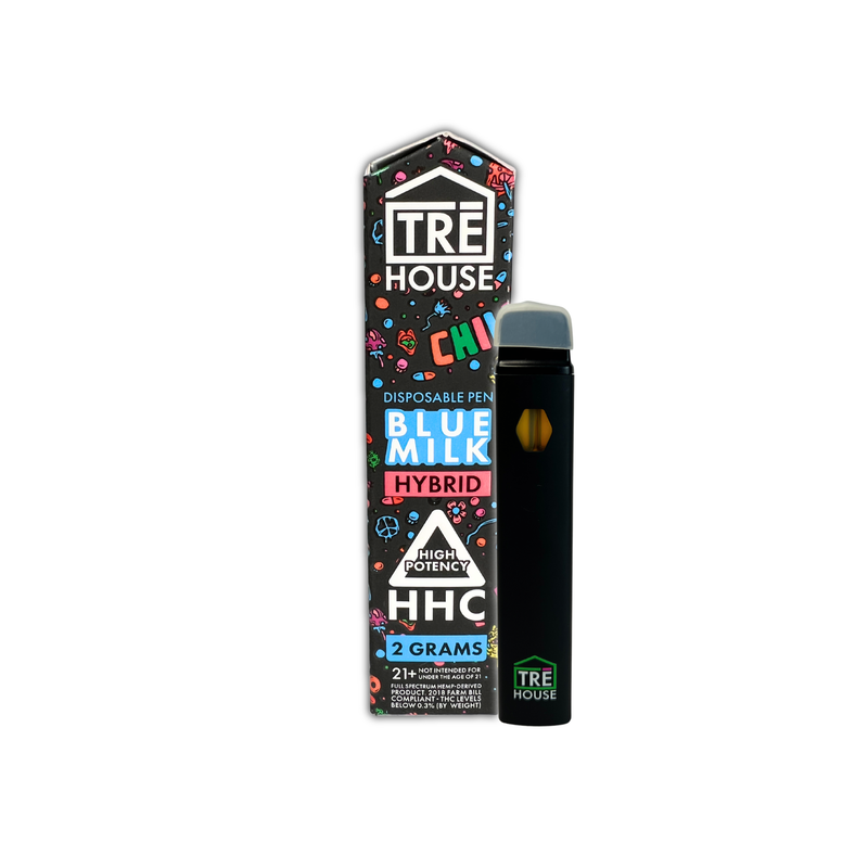 Vaporizador Desechable Live Resin HHC Blue Milk Tre House 2Gr 2ml