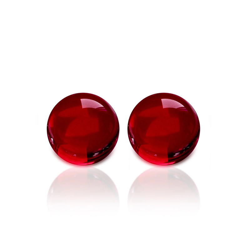 Perlas de Curundum Rojo 4mm