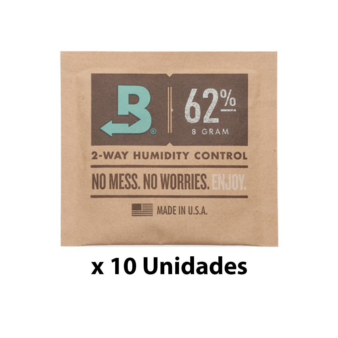 Boveda 8 gramos 62% RH - Control de Humedad (10 unidades)